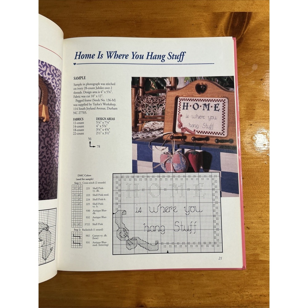 Alma Lynne Cross-Stitch for Special Occasions Hardcover Book Oxmoor House 1992 - Picture 8 of 16